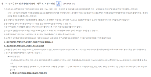 개정전 제11조
